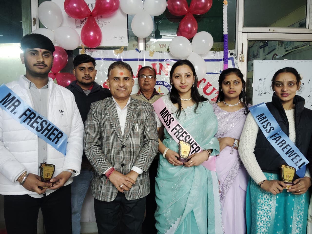 Fresher and farewell celebration at Aastha Institute